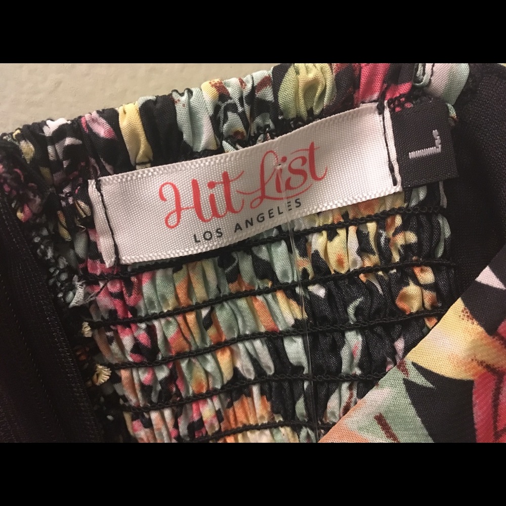 Juniors Spring Floral Mini Dress Babydoll - Picture 4 of 4
